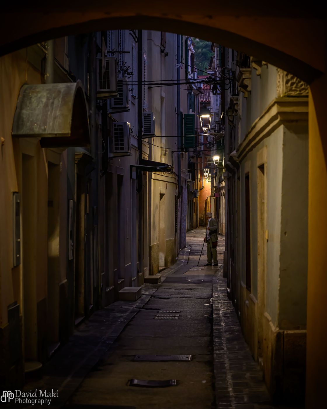 Piran Alleyways, Slovenia