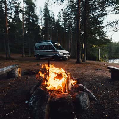 Pitkä-Hoilua, Hossa Nationalpark, Finland