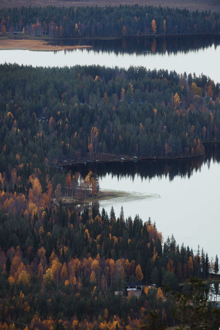 Pyhätunturi, view to Pyhäjärvi, Pyhä-Luosto National Park, Finland
