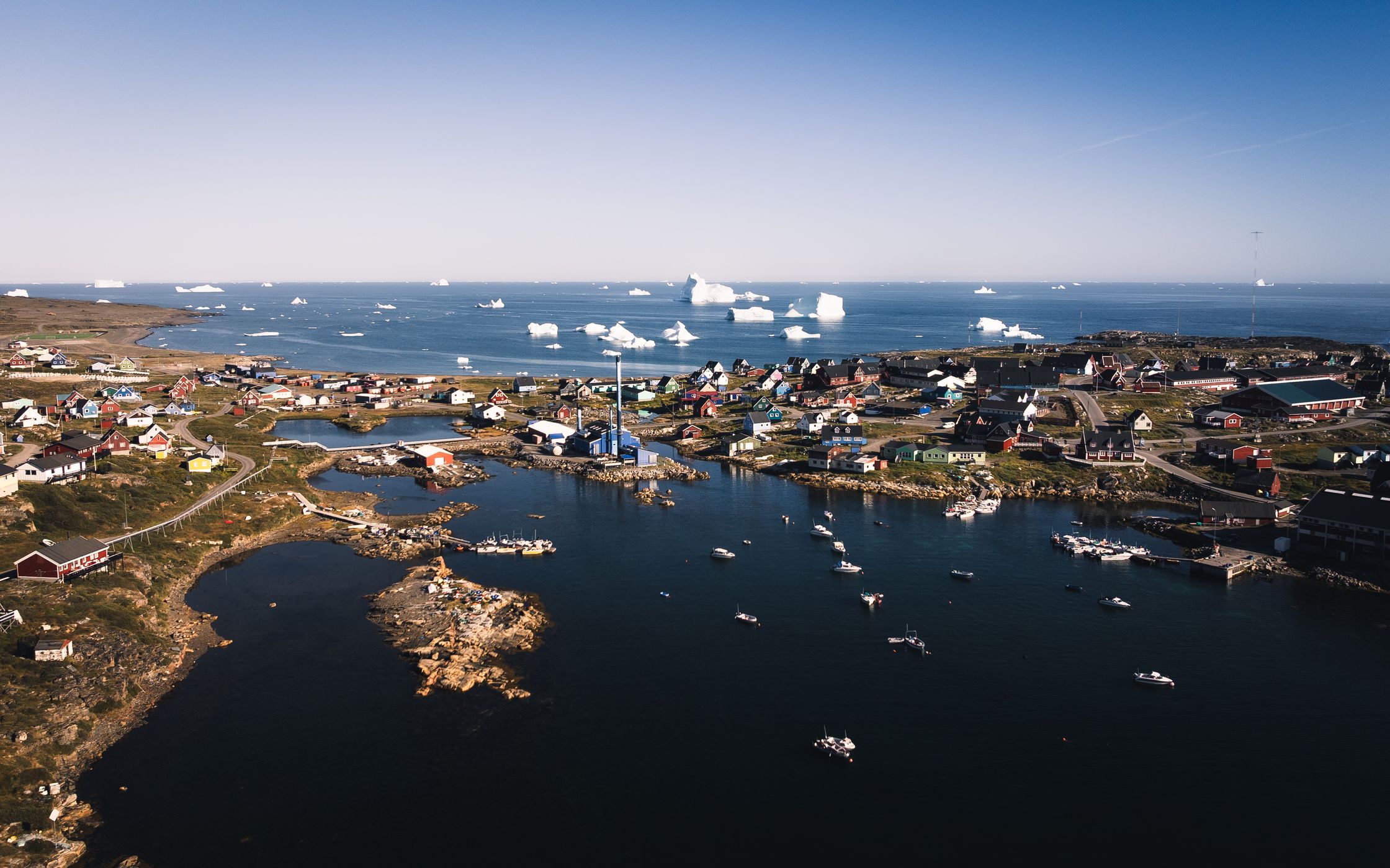 Qeqertarsuaq Harbor, Greenland