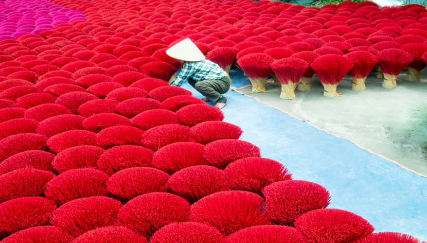 Quang Phu Cau Incense Craft Village