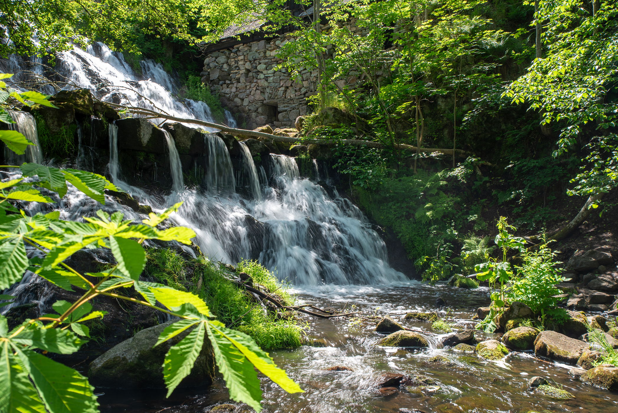 Rattle Wasserfall, Sweden