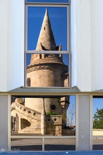 Reflection of Fisherman's Bastion