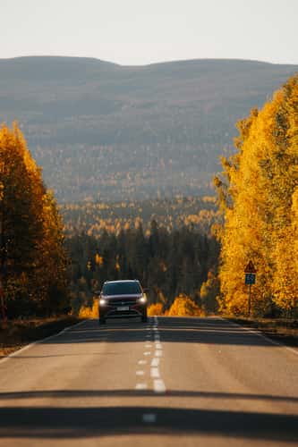 Road between Luosto and Pyhä, Pyhä-Luosto-Nationalpark
