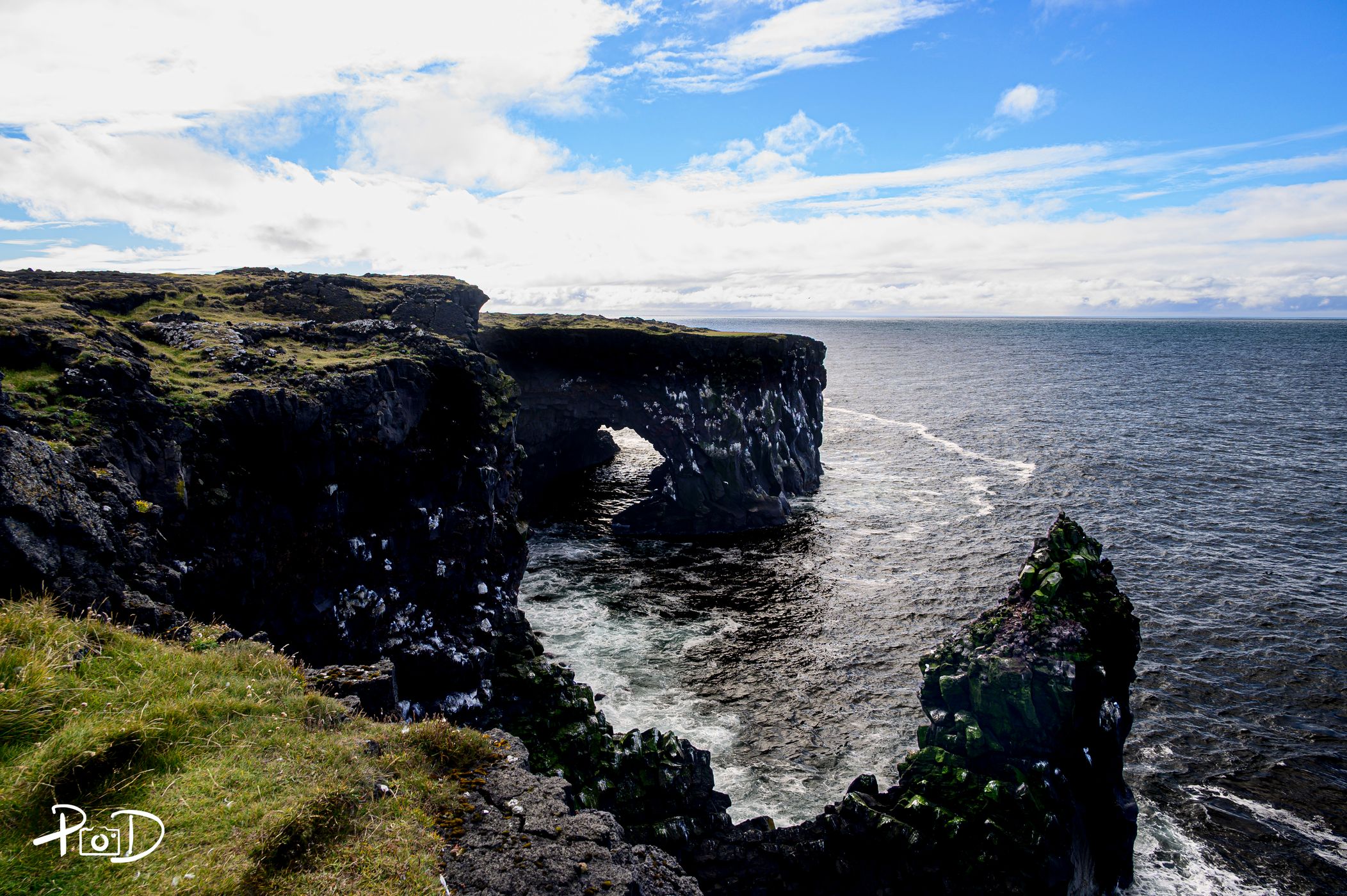 Rock Formations Near Hellissandur, Iceland