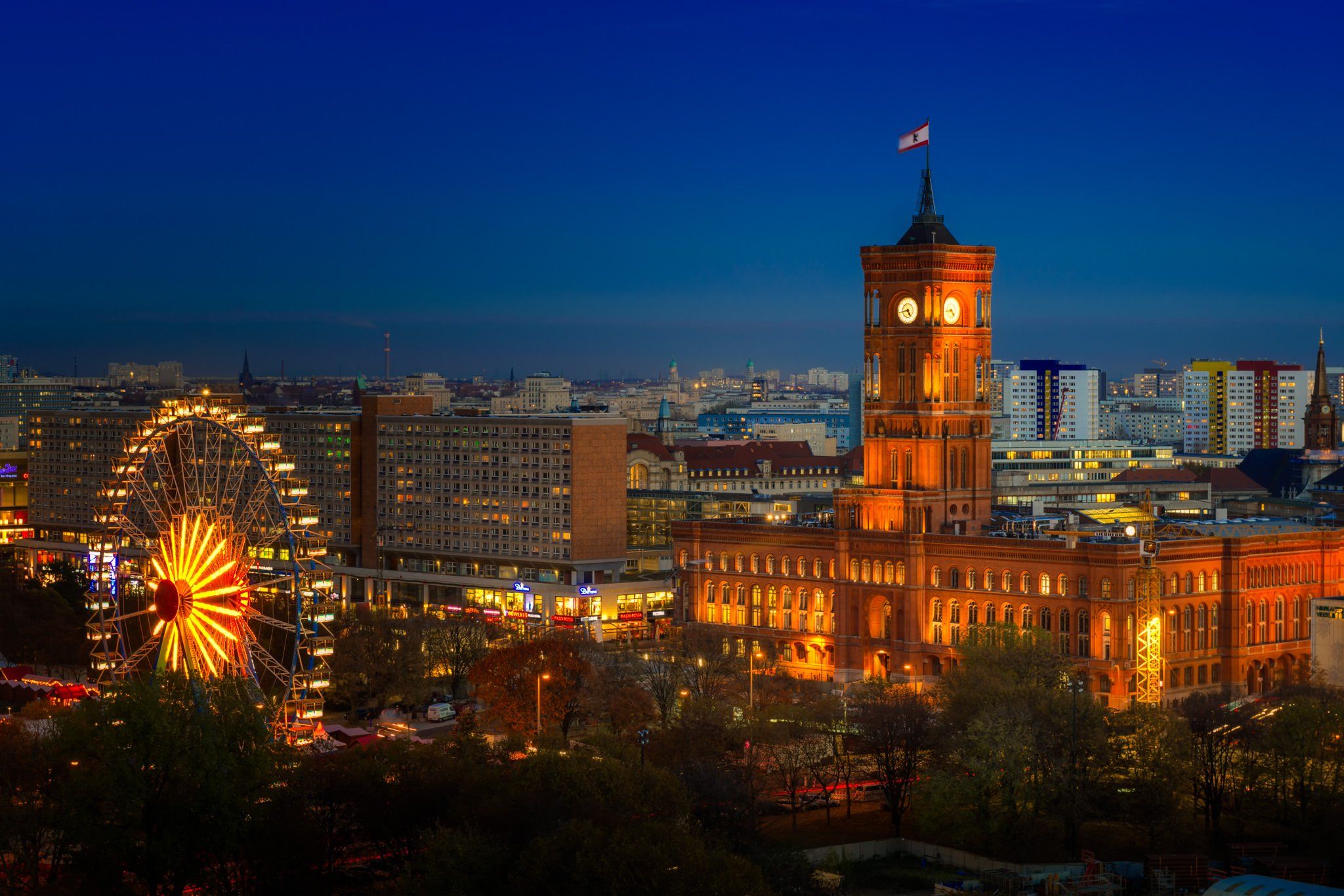 Rotes Rathaus from Berliner Dom, Germany