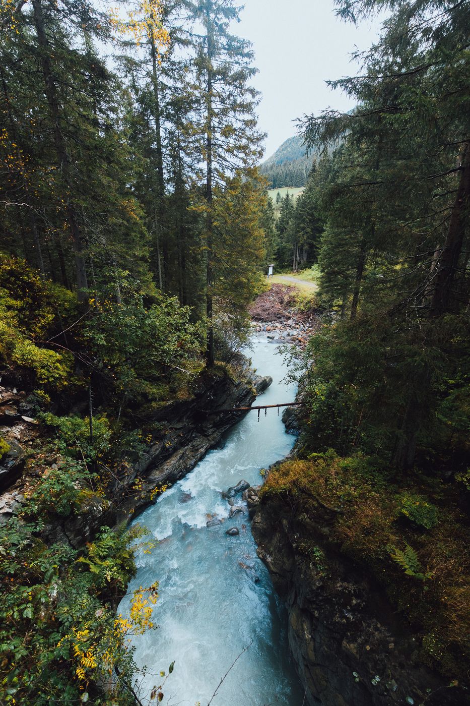 Ruetz Katarakt white water, Stubaital, Austria