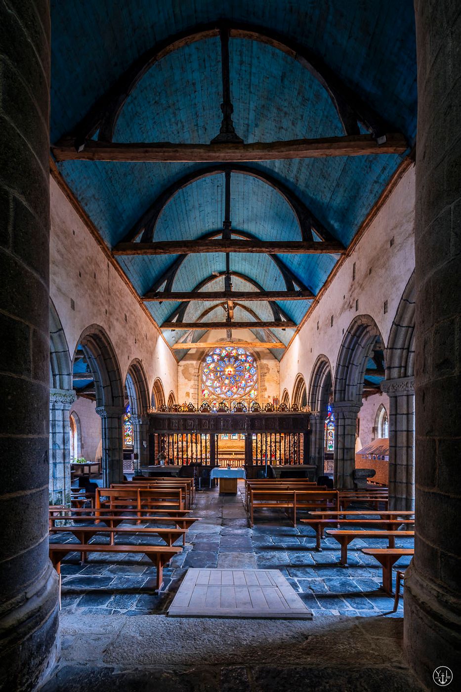 Saint Herbot chapel, France