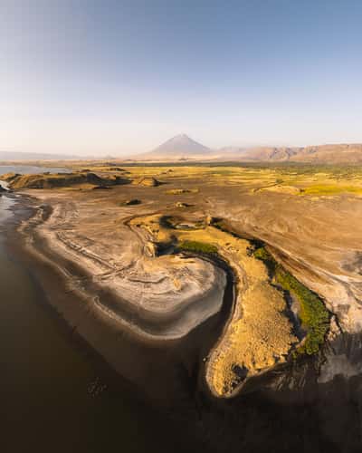 Salt Shore Lake Natron