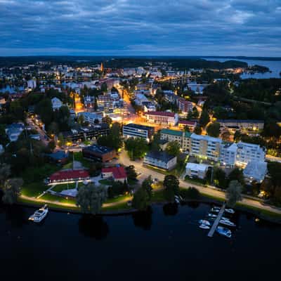 Savonlinna blue hour, Finland, Finland