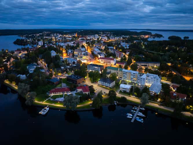 Savonlinna blue hour, Finland