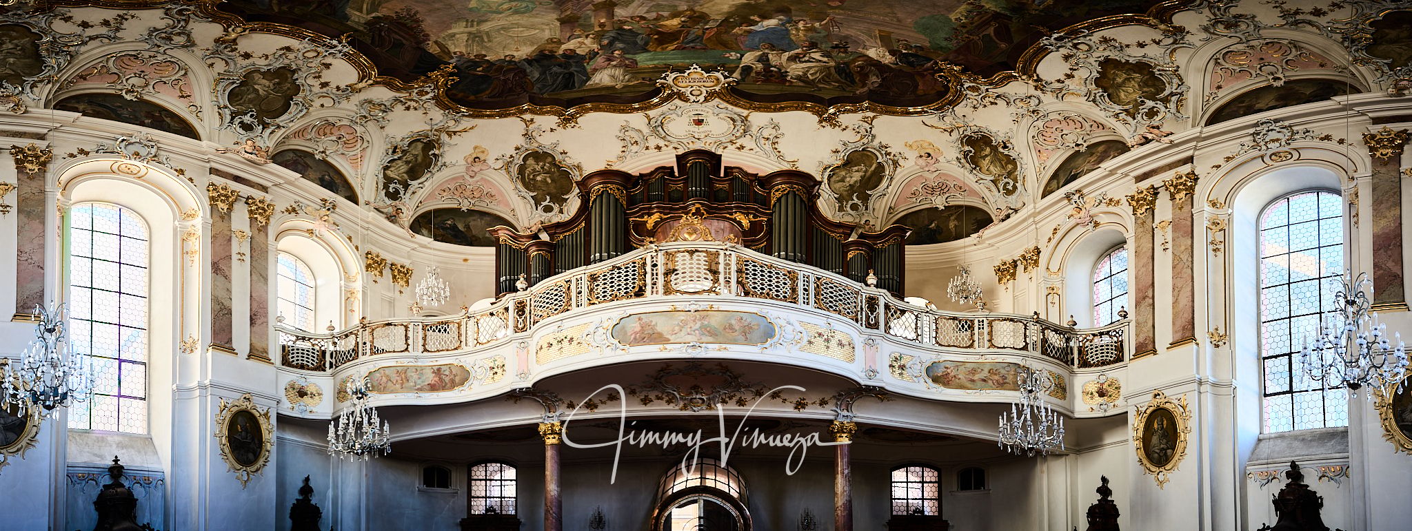 St. Augustine's Church Baroque Gallery View, Germany