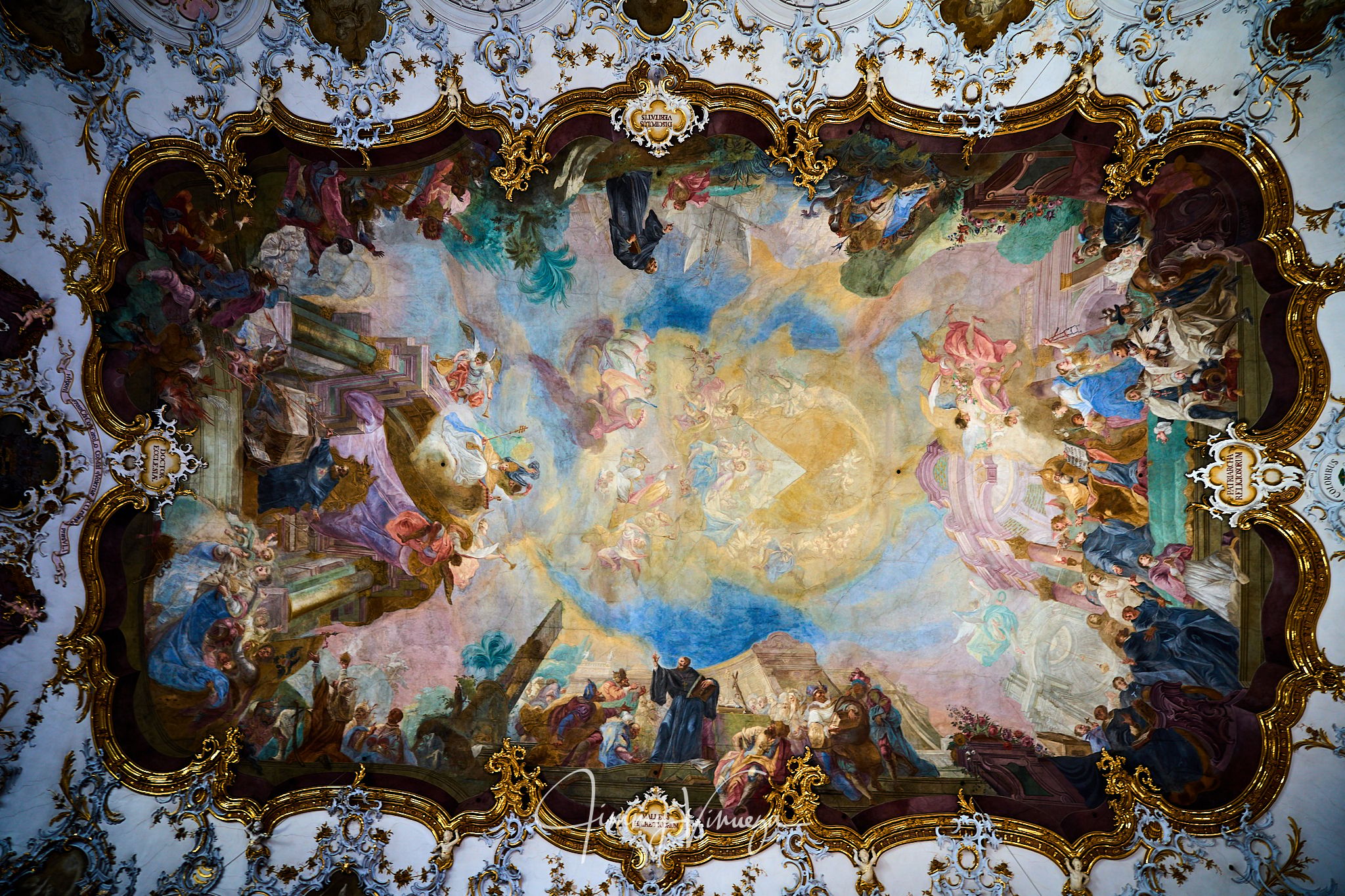 St. Augustine's Church Baroque Gallery View, Germany