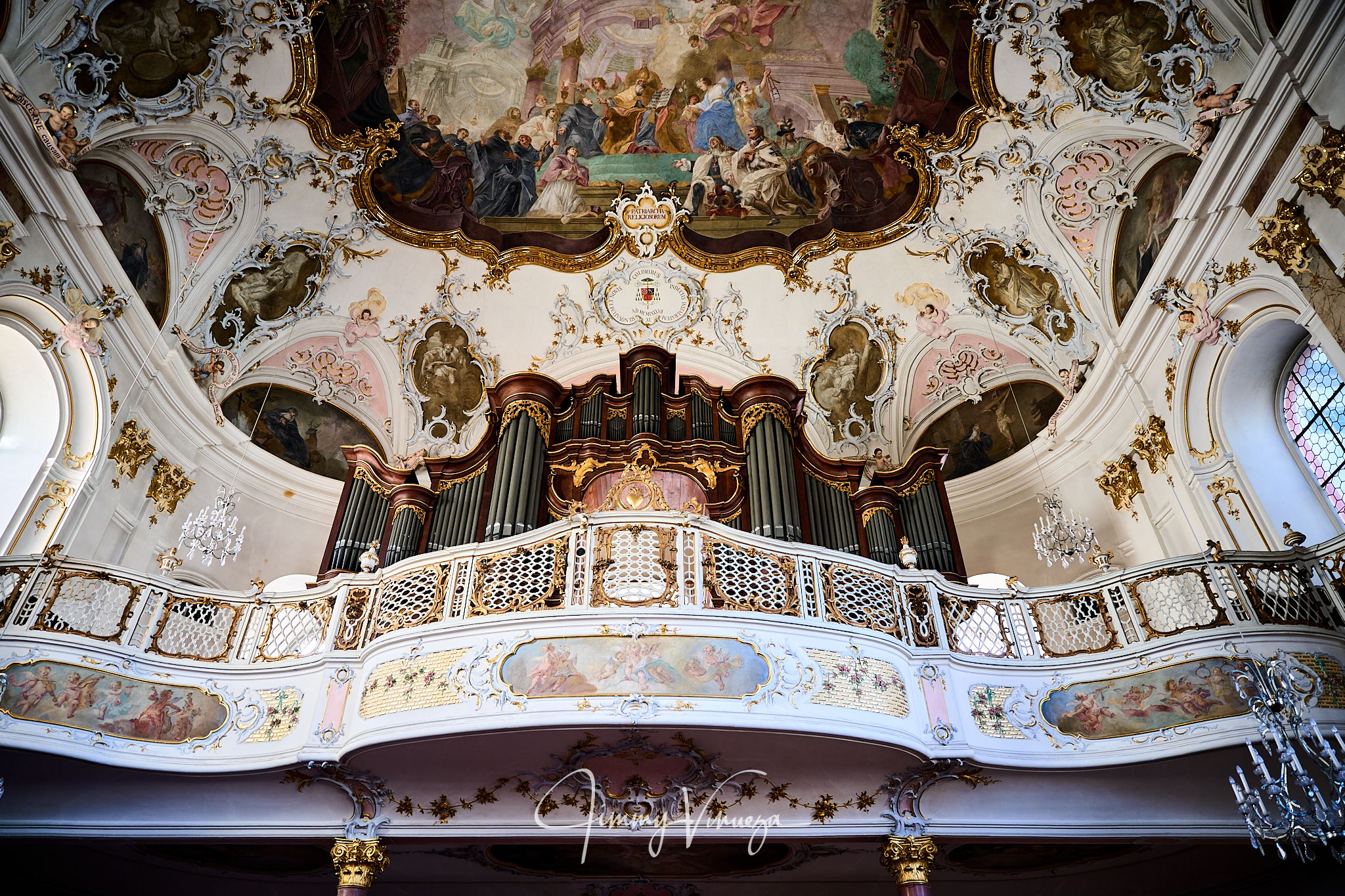 St. Augustine's Church Baroque Gallery View, Germany