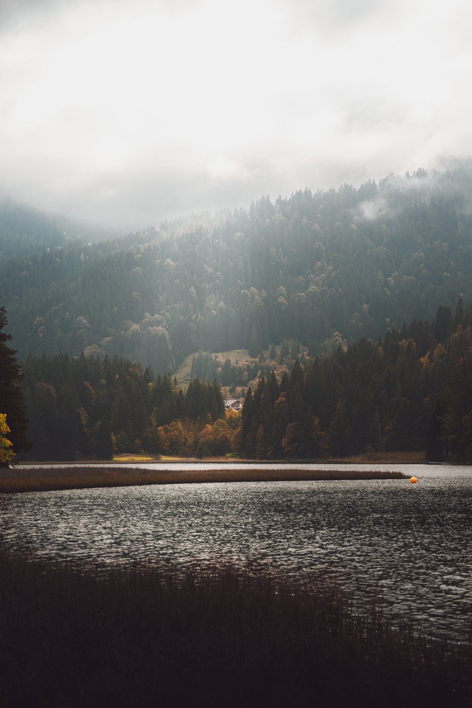 Stümpfling, as seen from the Spitzingsee entrance, Germany
