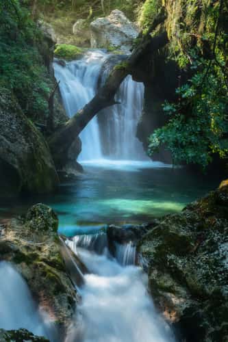 Šunikov vodni gaj - main waterfall