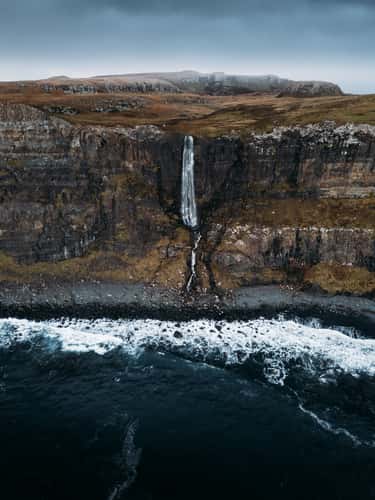 Talisker Bay Waterfall