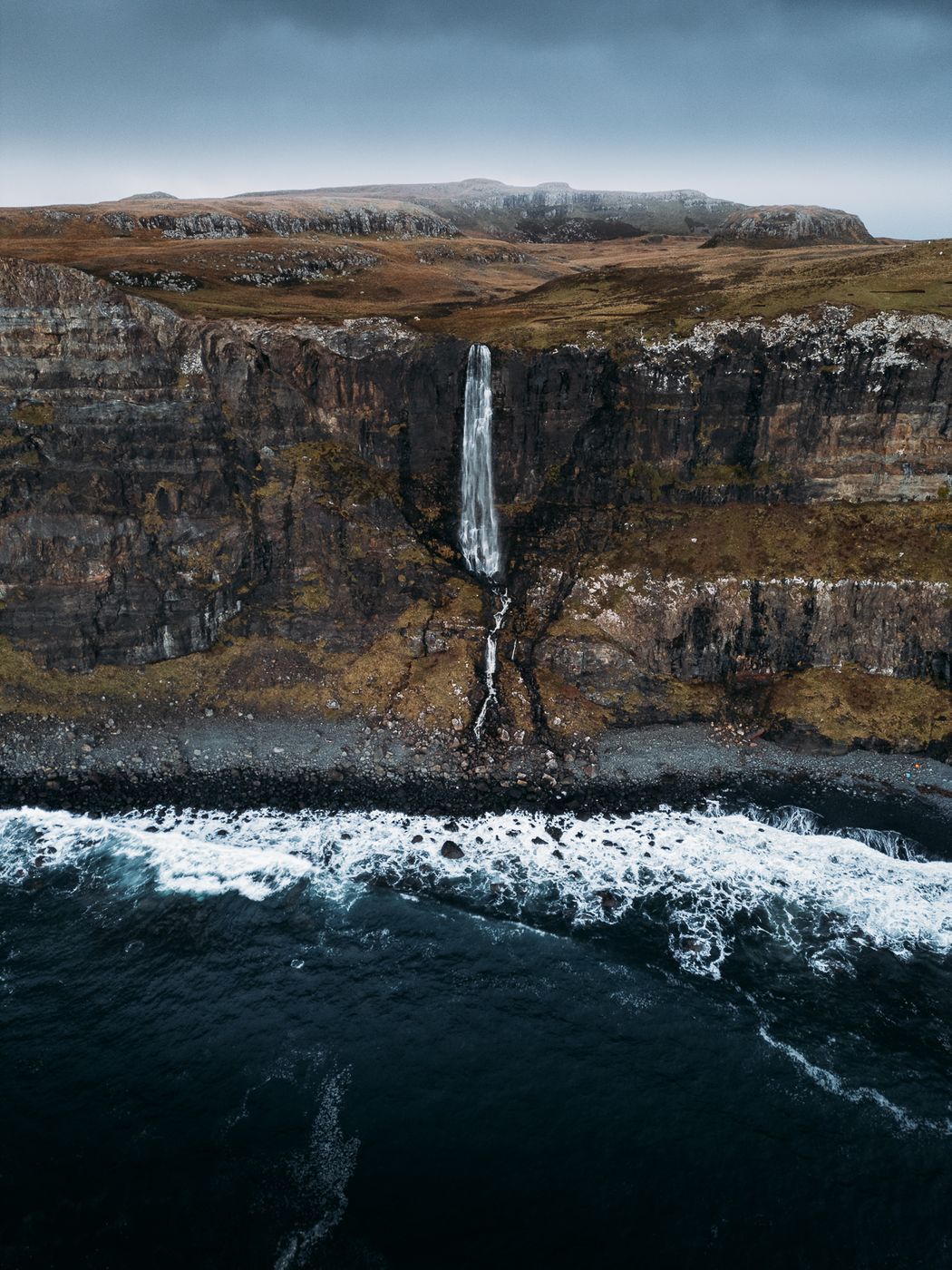 Talisker Bay Waterfall, United Kingdom