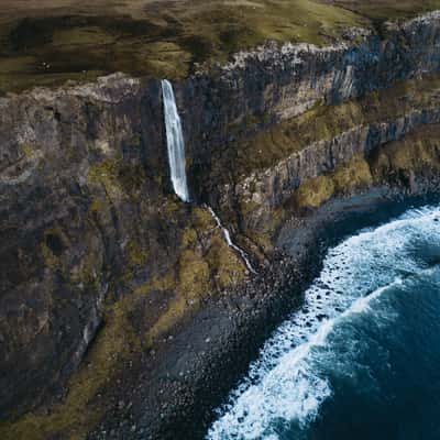 Talisker Bay Waterfall, United Kingdom