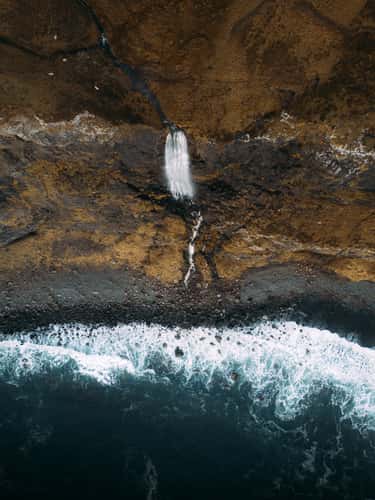 Talisker Bay Waterfall