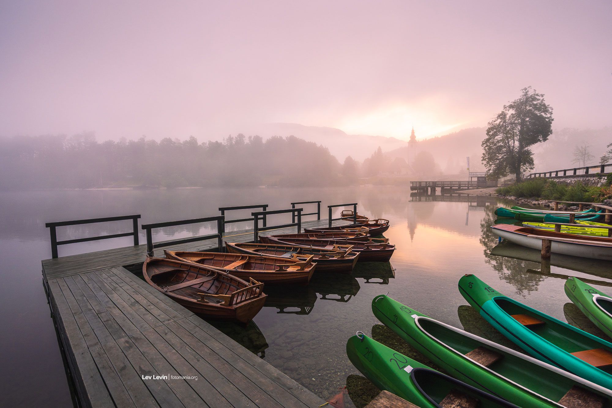 The church of Bohinj, Slovenia