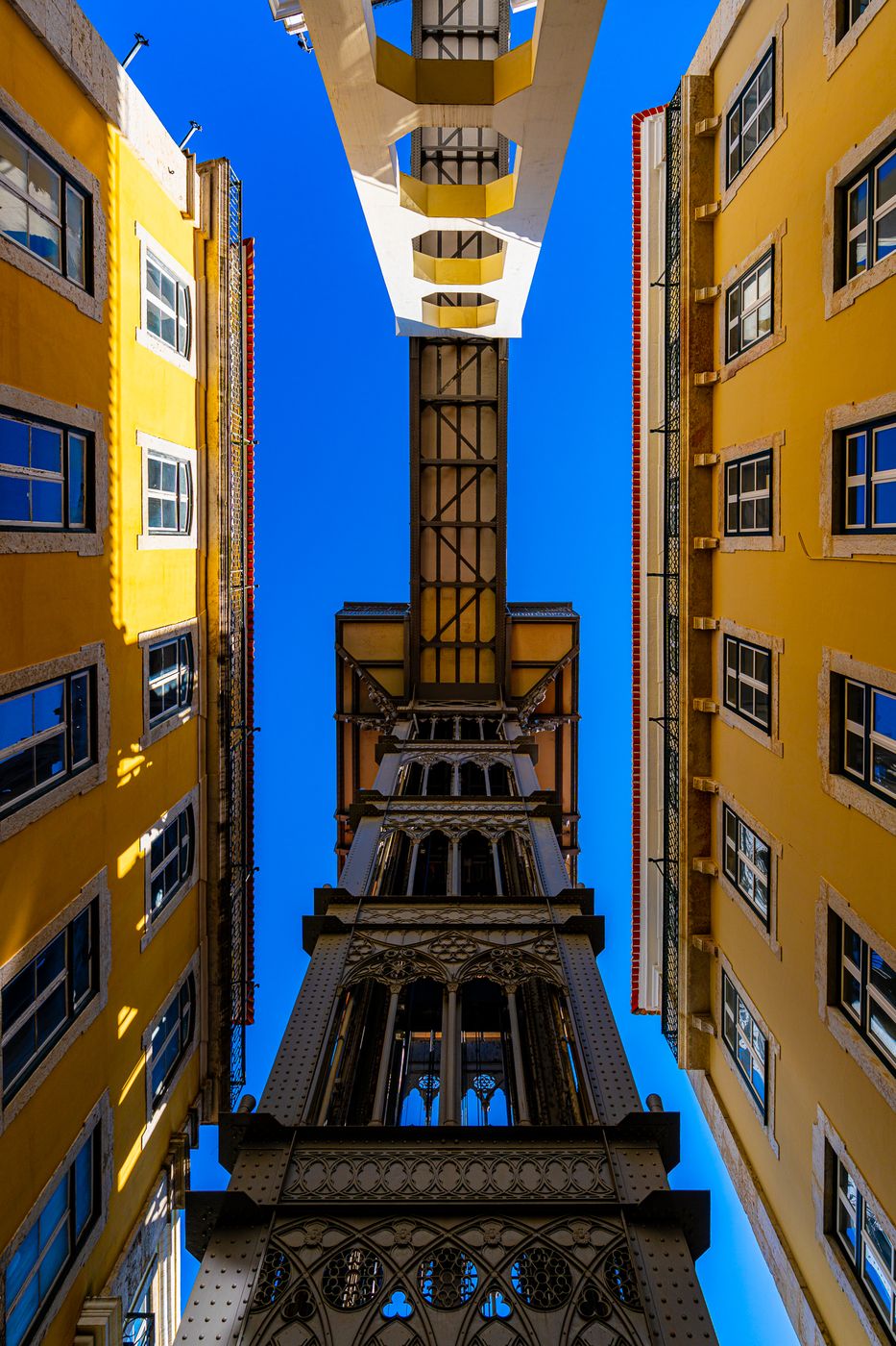 The Elevador de Santa Justa, Lisbon, Portugal