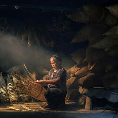 Thu Sy Bamboo Trap Craft Village, Vietnam