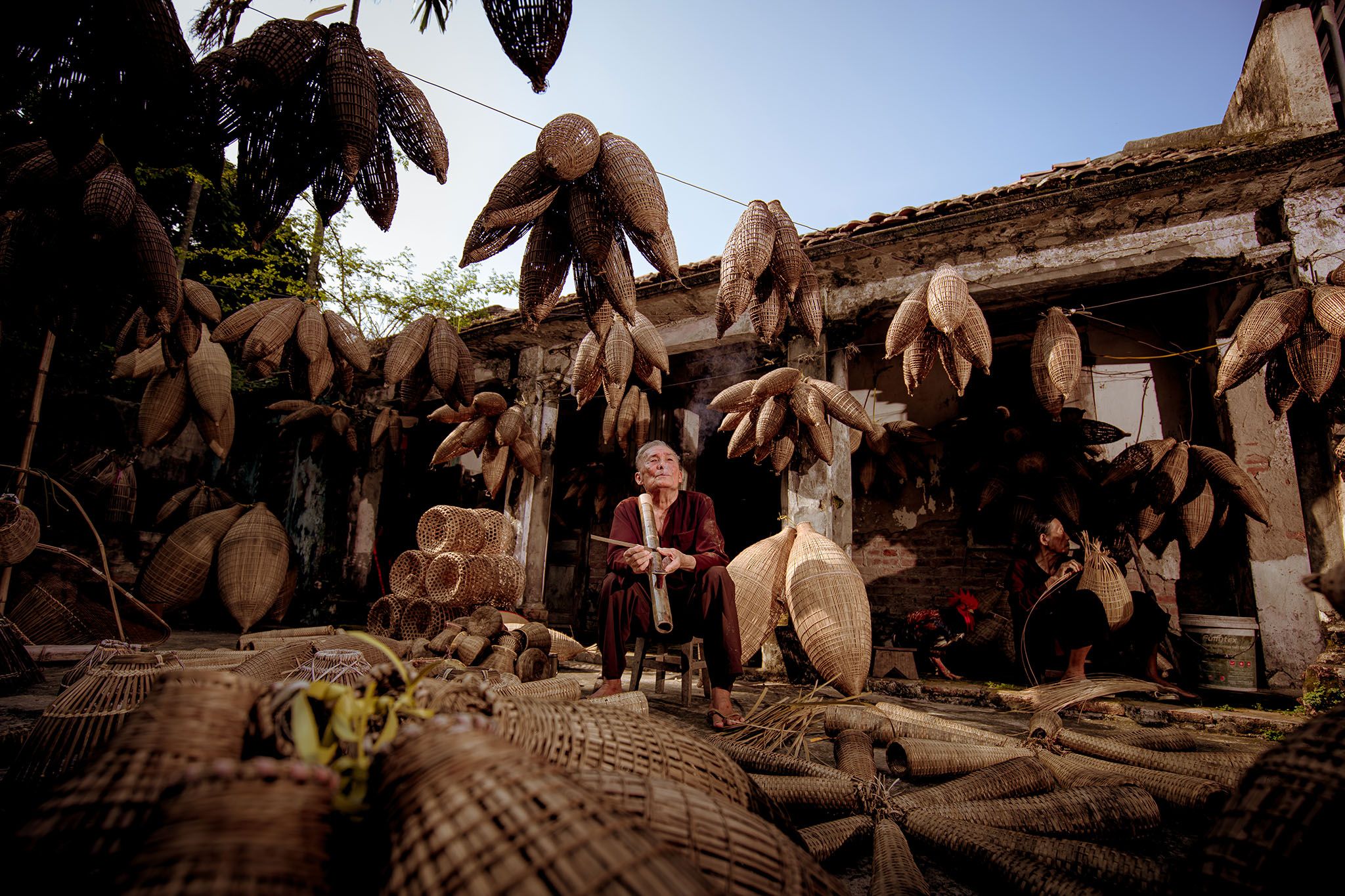 Thu Sy Bamboo Trap Craft Village, Vietnam