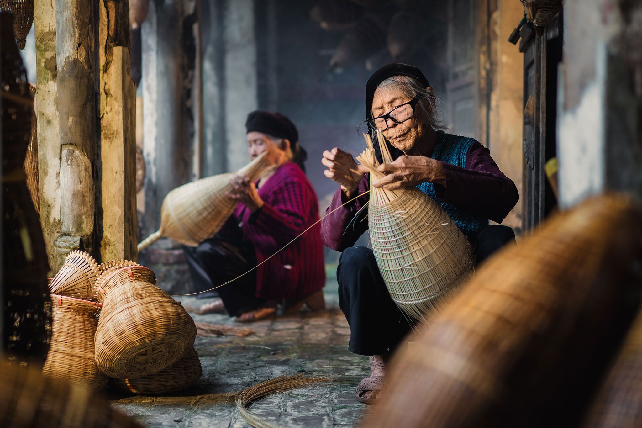 Thu Sy Bamboo Trap Craft Village, Vietnam