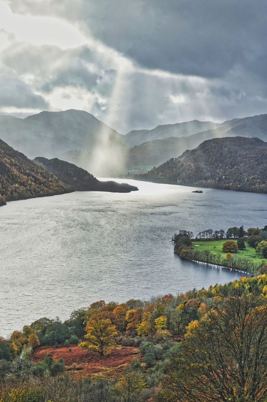 Ullswater from Memorial Seat Gobarrow Fell, United Kingdom
