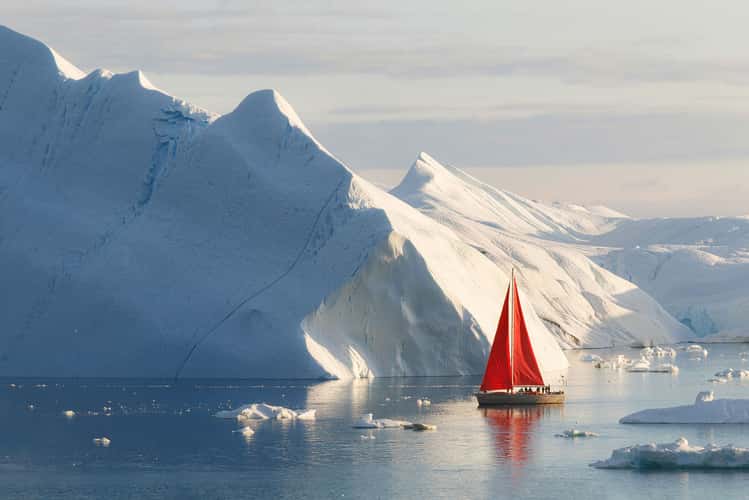 Under Greenland glaciers