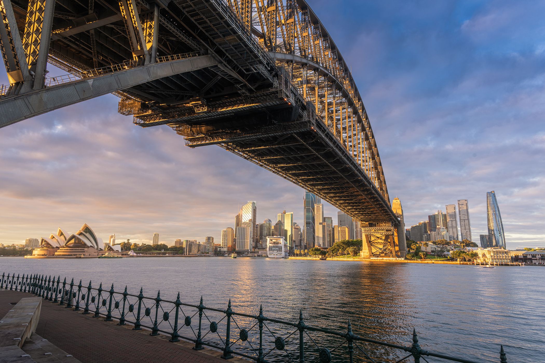 Under Sydney Harbour Bridge, Sydney Harbour, Sydney, Australia