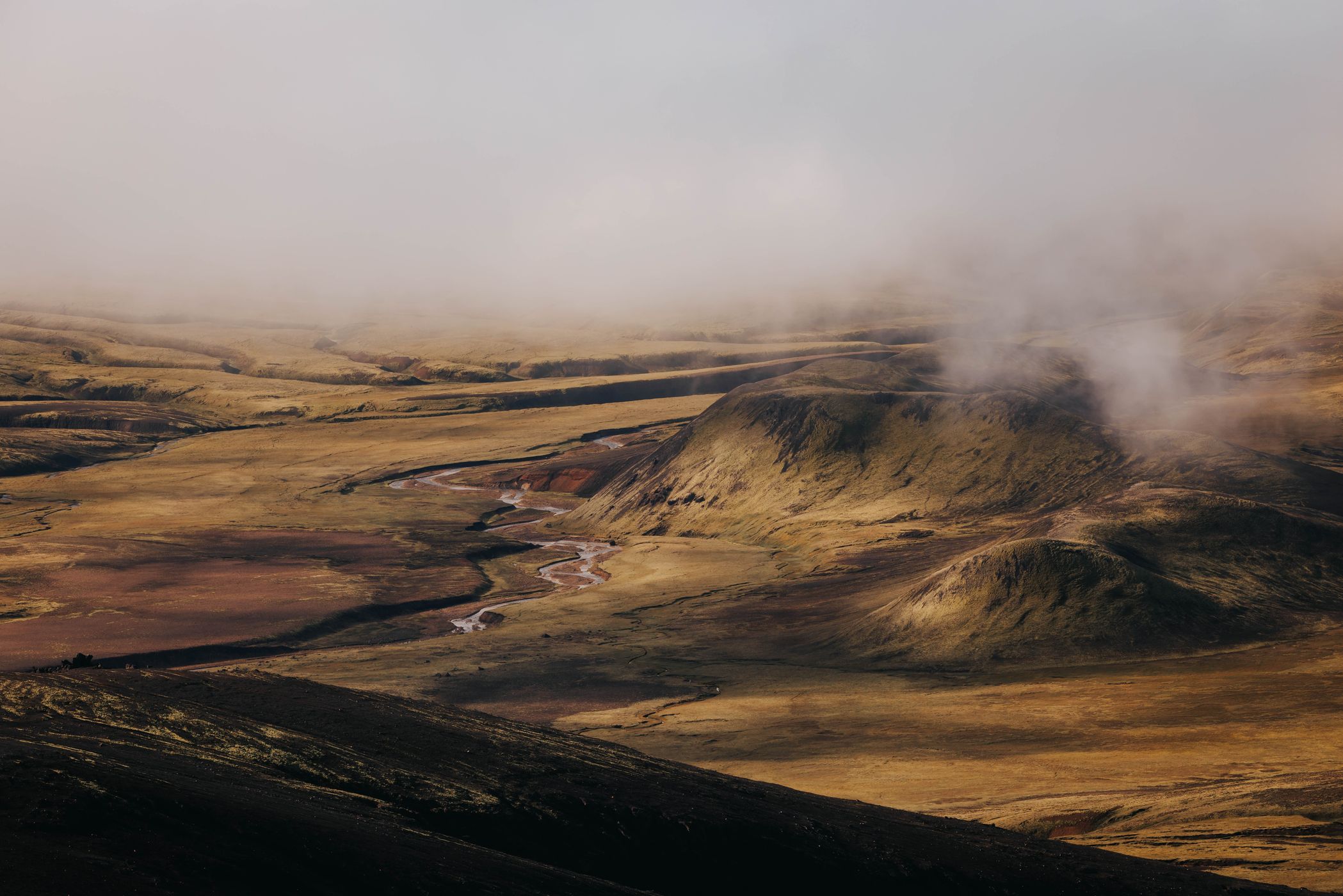 Valley views to Alftavatn, Laugavegur Trail, Iceland