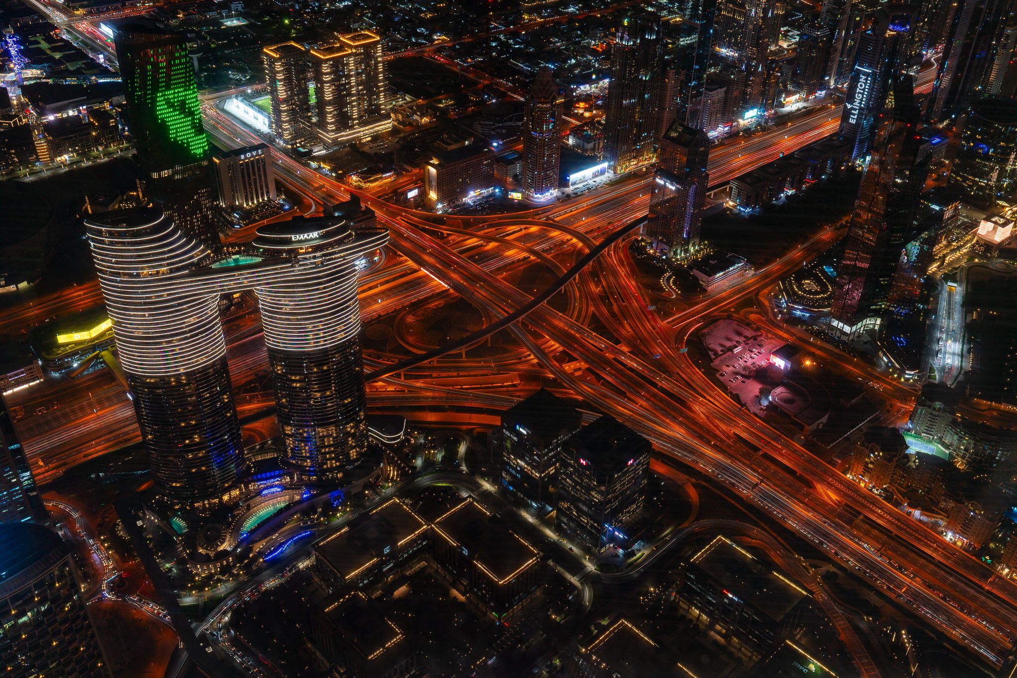 View from Burj Khalifa, United Arab Emirates