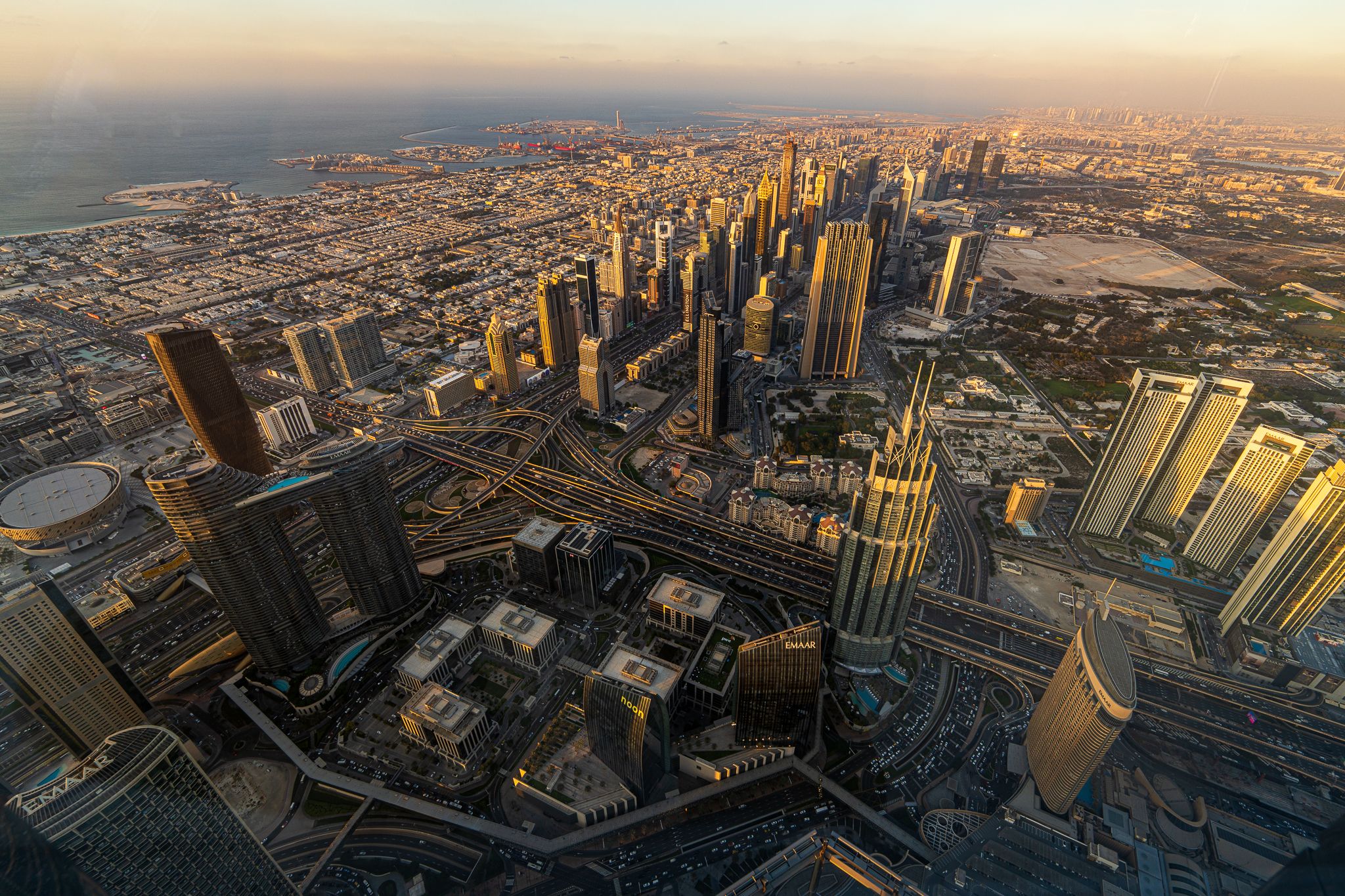View from Burj Khalifa, United Arab Emirates