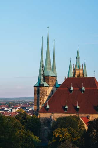 View of Erfurt Cathedral