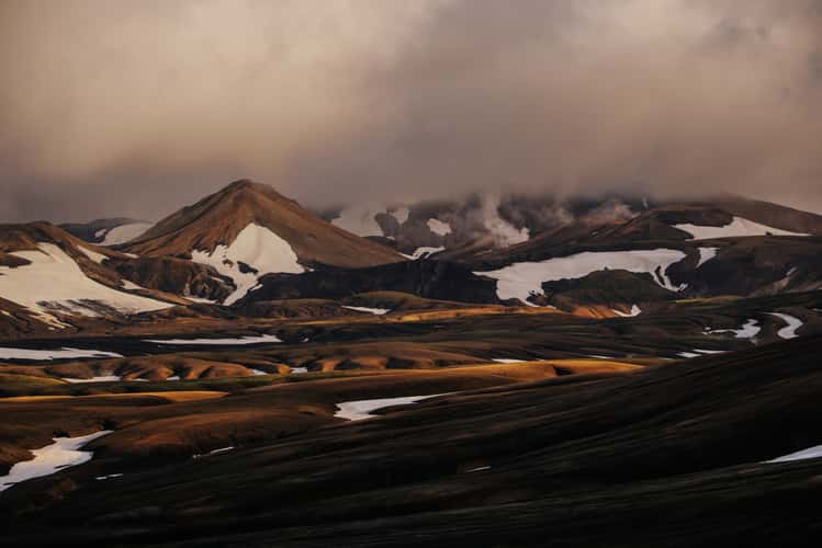 Views from Hrafntinnusker saddle, Laugavegur