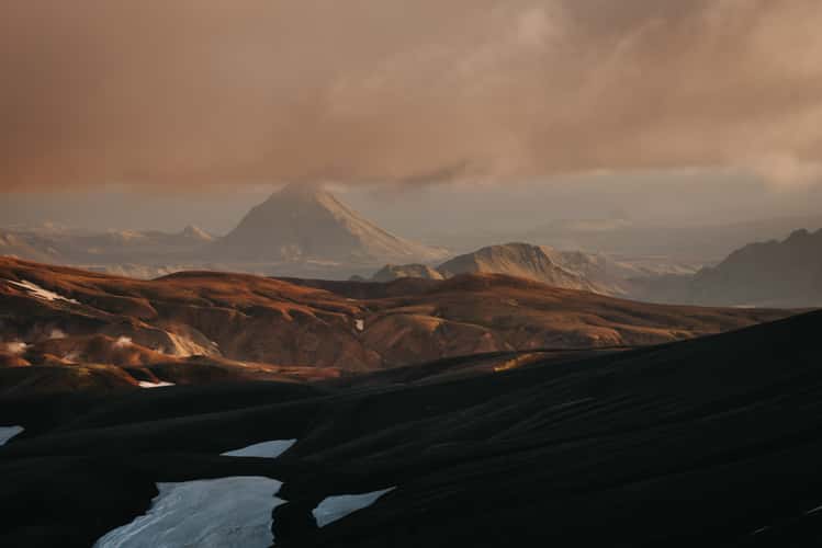 Views from Hrafntinnusker saddle, Laugavegur