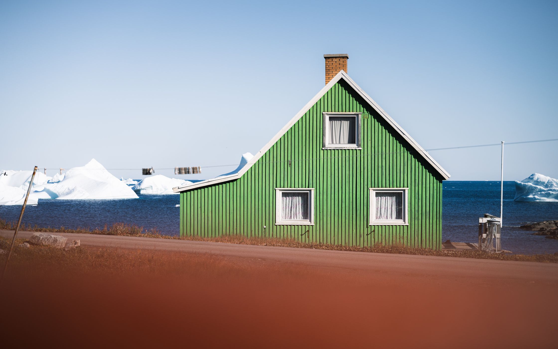 Wooden Houses, Qeqertarsuaq, Greenland